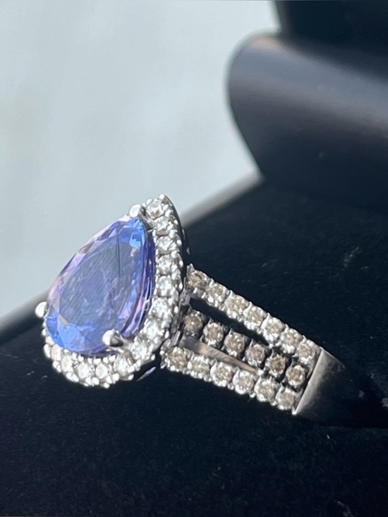 Levian Jewelry - 14K White Gold Blueberry Tanzanite Ring